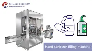 Automatic Alcohol hand sanitizer bottle filling and capping machine, bottling equipment, RELIANCE