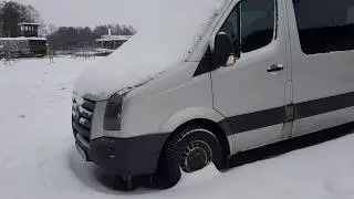 Volkswagen Crafter 2.5TDI 2009 cold start after month