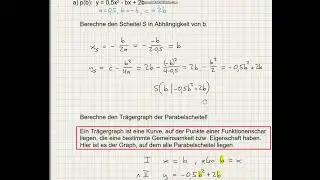 10I Parabelschar und Tr&auml;gergraph der Scheitelpunkte