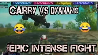 Carry vs Dynamo Epic intense fight ( pubg)