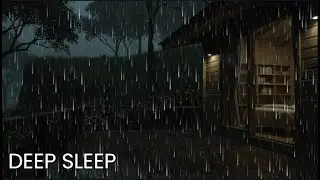 Calm Rain at a Forest Cabin 🌲 Sleep Sounds for Insomnia, Anxiety & Deep Rest
