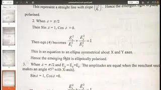 C27: Mathematical analysis of Polarization