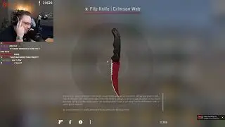 @ohnePixel unboxes Flip Knife | Crimson Web