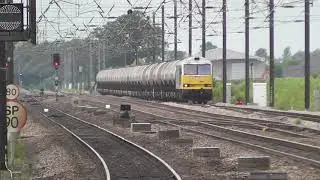 (HD) A Busy afternoo at Thirsk Railway Station featuring Freight & High speed trains 6/6/12