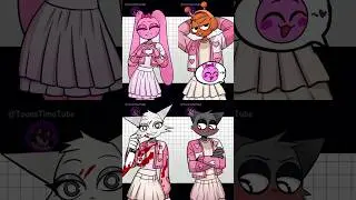 Who's better? | Taya-taya animation #sprunki #wenda #gray #oren #pinki