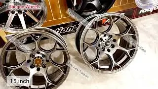 IMPORTED ALLOY RIMS | 15INCH SHOGUN WHEELS ARRIVED AT EVERNEW TRADERS | LATEST DESIGN UPDATES