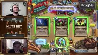 Zaltir vs Iner Hearthstone Турнир стримеров 1/4 NutsBet Cup #2