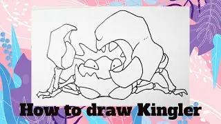 How to Draw | Kingler | Pok&eacute;mon &brvbar; Easy