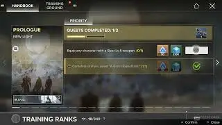 Destiny Rising - Equip any character with a Gear Lv.5 Weapon | Prologue New Light
