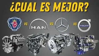 ¿Cuál es el mejor motor? Scania vs. Volvo vs. MAN vs. Mercedes