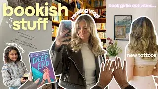 doing book stuff (vlog!) 📚🎀✨ read with me, bookish tattoos & bestie book recs🫶