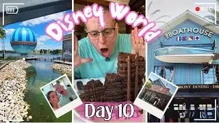 WALT DISNEY WORLD VLOG ☀️✨| DAY 10 | Disney Springs, Happy Hour, The Boathouse ⚓️| May 2025