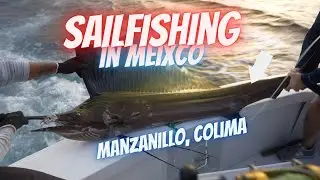 Sail fishing in Manzanillo Mexico.