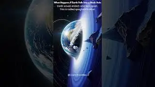 What Happens If Earth Falls Into a Black Hole #shorts #facts #science #universe #astronomy