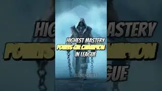 Highest Mastery Points in #leagueoflegends