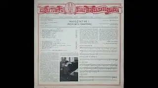 Wojciech Kamiński - Warsztat Nr 1 [1979, POLAND] FULL ALBUM