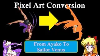 Ayako To Sailor Venus Embukyaku 3rd Frame Pixel Art From Variable Geo To Arcade Style Not A.I.