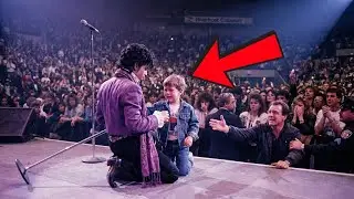 8 Year Old Kid Ran On Stage Crying — Prince Stopped EVERYTHING and Became His Hero