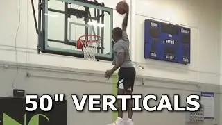 Вертикали 50 дюймов 🤯 Уилл Бантон, Исайя Ривера, Коннор Барт, CJ Champion Dunk Session