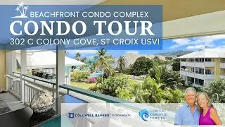 Beachfront Condo Tour: 302 C Colony Cove, St Croix USVI #stcroixrealtor