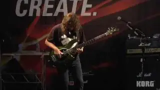 Dave LaRue with a Korg Pandora PX5D at Winter NAMM 2009