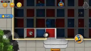 Robbery Bob chapter 8 level 5  Perfect walkthrough । Three stars