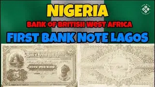 The First Nigerian Banknote  - A Rare Gem - British West Africa Bank - Lagos