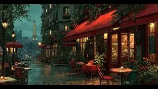 Calmed by Nature Jazz - A Serene Paris Cafe Experience