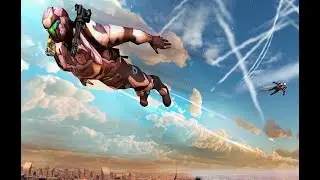 Flying Robot Grand City Rescue (by The Game Storm Studios) Android GamePlay