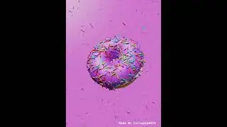 A Spinning Pink Doughnut made with Blender!