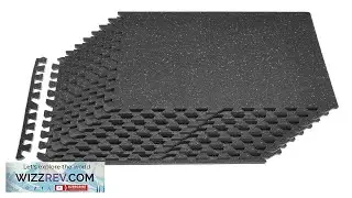 VEVOR Puzzle Exercise Mat 12 PCS Fitness Equipment Mats 24 x 24