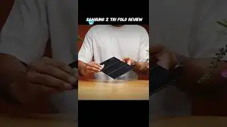 samsung z tri fold 🥶 #samsungztrifold #upcomingphones #viral #tech #samsung #trendingreel