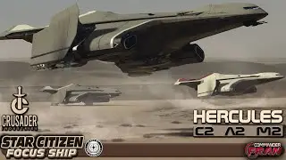 Star Citizen FR Focus Ship Crusader HERCULES - Subtitles!!!! + Survey