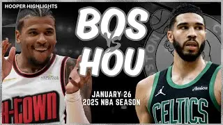 Boston Celtics vs Houston Rockets Full Game Highlights | Jan 27 | 2025 NBA Season
