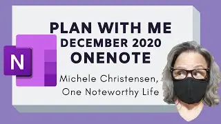 Plan With Me, December 2020, OneNote (Very late! 😮) | Digital Plan With Me | Paperless Planning