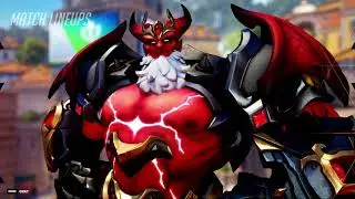 Overwatch 2 | Mhm oh yes Muscle Daddy Reinhardt 💋🤭 | Reinhardt Demon Stadium Gameplay