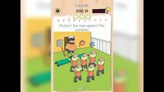 Brain test 5 level 29 gameplay walkthrough solution 