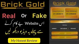 Brick Gold Earning Website Real Or Fake|My Honest Review |#technicalfahad