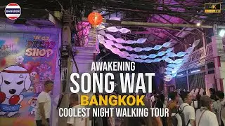 Night Walking Tour in Song Wat | Most photographed street in Bangkok