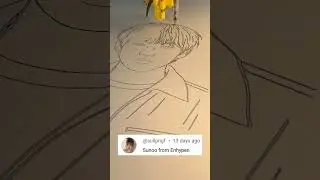 Drawing Sunoo from ENHYPEN &ndash; Pure Lines, Pure Charm ✍️💫