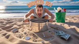 Beach Cleanup Treasure Hunt: Jewelry, Coins & More!