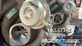 HKS gt3r ss comparison to factory turbos.