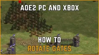 How to rotate gates in Age of Empires 2 on PC and XBOX - AoE2:DE Tutorials