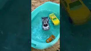 Cars jumping into water 🚗| #asmr #cars