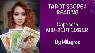 MID-SEPTEMBER Capricorn BROKEN AND HATCHED with Milagros