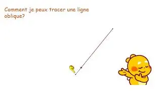 Manahej School - Préscolaire - PS1 - Graphisme - La ligne oblique.
