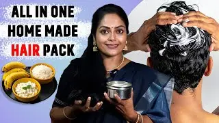 All-in-One Homemade Hair Pack for Hair Growth, Shine & Dandruff | Jayalekshmi Official