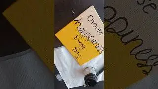 Easy Mini Canvas Painting | Creative Art Day 13 💛 #shortvideo #shorts #canvaspainting #art #diy