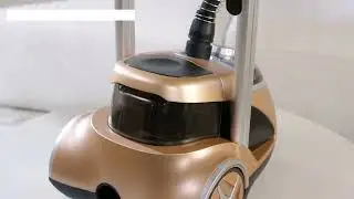 GS44 GOLD DUAL BAR GARMENT STEAMER WITH  ROTATABLE PRESS BOARD