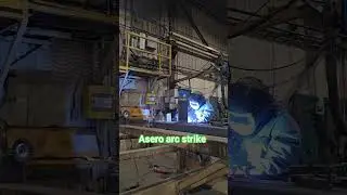 Mig process. arc strike again #ofwcanada #welding #ofwlife